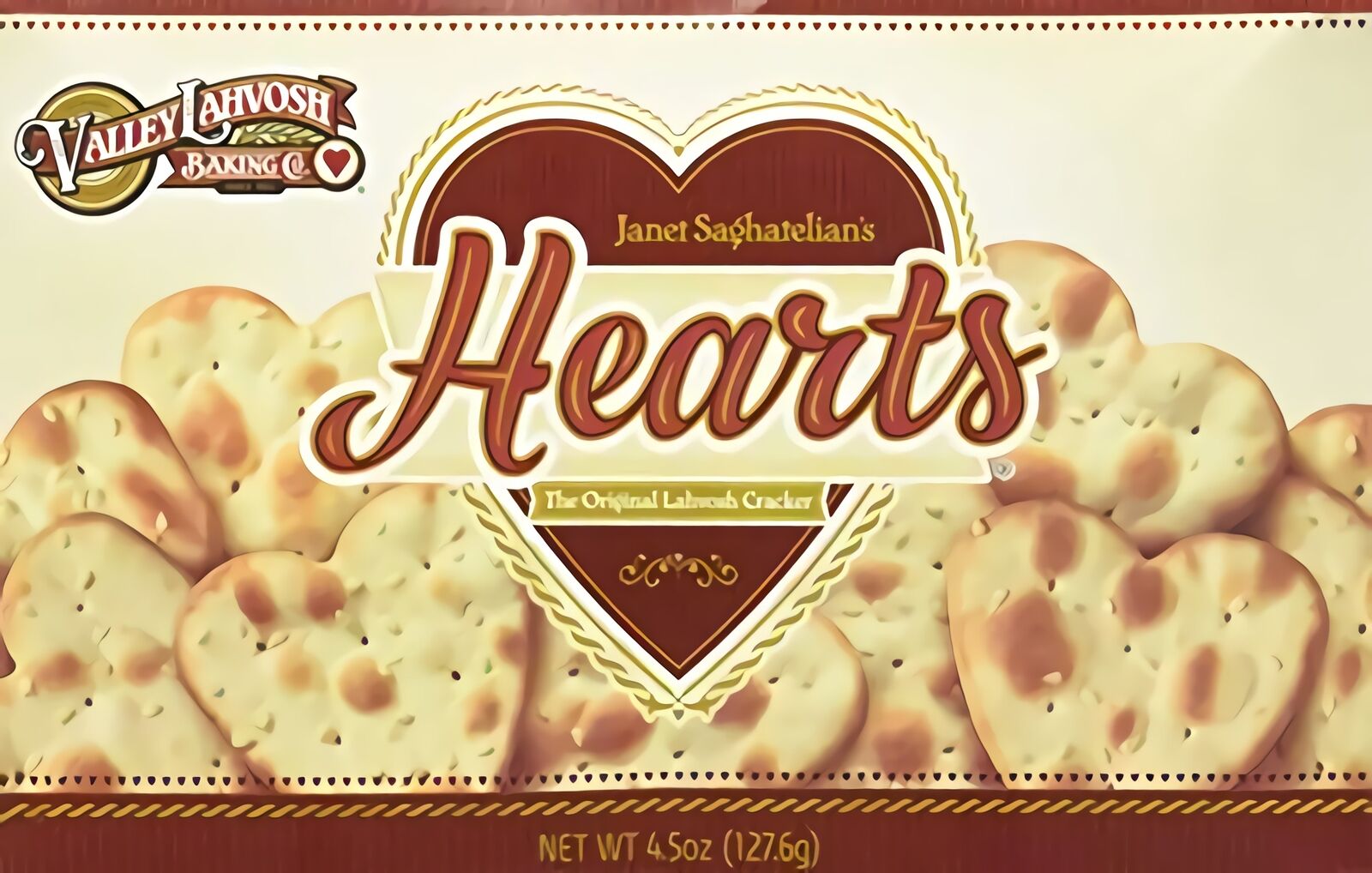 Lahvosh Heart Crackers